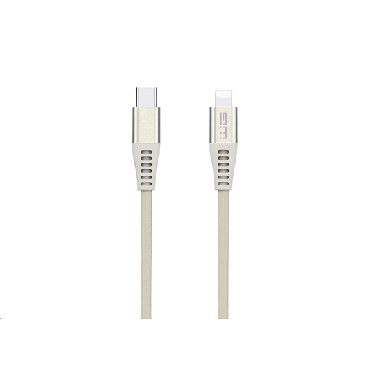 WG - Datový kabel Lightning MFi na Type-C, 1 metr, zlatá WG - Datový kabel Lightning MFi na Type-C, 1 metr, zlatá