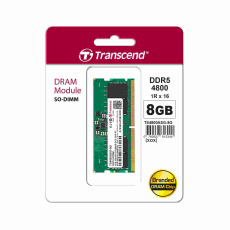 TRANSCEND SODIMM DDR5 16GB 4800MHz 1Rx8 2Gx8 CL40 1.1V TRANSCEND SODIMM DDR5 16GB 4800MHz 1Rx8 2Gx8 CL40 1.1V